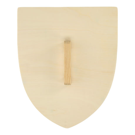 Playwood Holzschild-Ritterspielzeug mit Griff für Kinder.