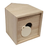 Geldbox Huis Paulownia Hout