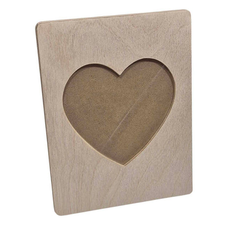 Playwood Holz-Fotorahmen Herz