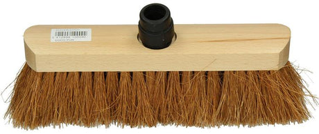 1009167 - cocosbezem rond hout gelakt 30cm + st eb zwart | 5 stuks