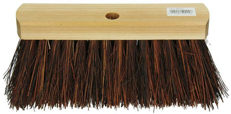 1009161 - straatveger 50% bahia rond hout gelakt 30cm | 2 stuks