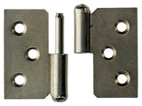 Mack 1013350 - 2 meubelpaumellen links vernikkeld h 40 x b 50 mm | 5 stuks