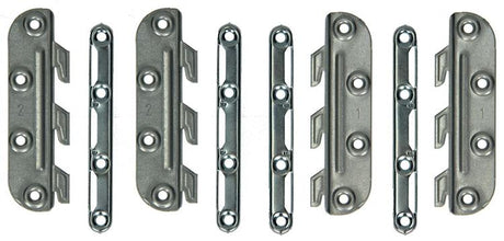 Mack 1013463 - set van 4 ledikanthaken blank 135mm | 5 stuks