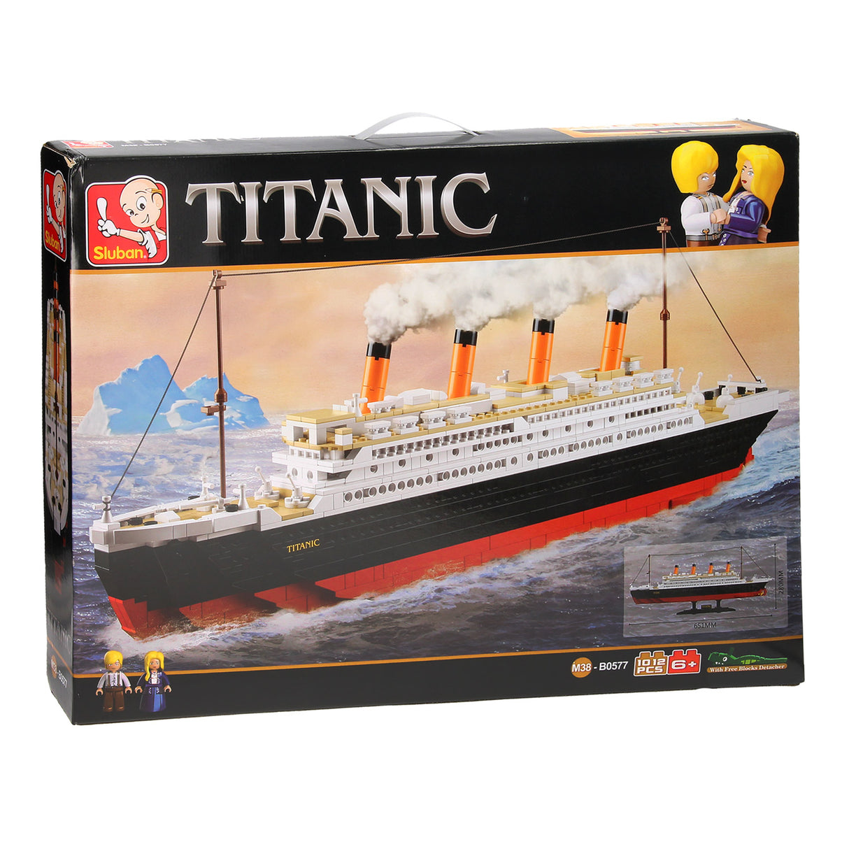 Sluban Titanic groß, 1012 Stück.