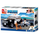 Sluban-Polizeiauto mit Hund - 78-tlg.