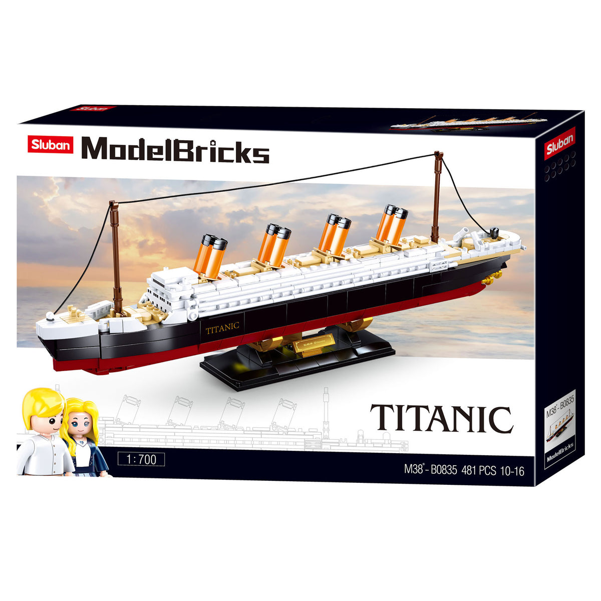 Sluban Titanic 1:700 - 481 Stk.