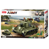 Sluban-Armee – mittlerer Panzer grün – 742 Stück.