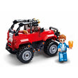 Sluban Town Red Jeep Konstruktionsspielzeug für Kinder ab 6 Jahren – Konstruktionsspielzeug Modellbau – Baukasten mit 135 Bausteinen und 1 Minifigur – M38-B0902
