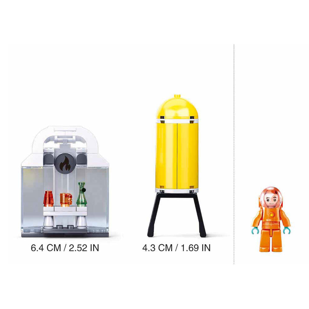 Feuerwehrroboterübung Sluban – 130 Teile.