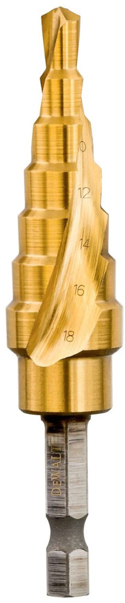 Dewalt-Zubehör – Metallbohrer, Schritt für Schritt, Durchmesser 6–18 mm dt5027