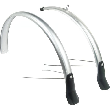 Eurofender Fender Set Snello 28 x 51 mm Silber