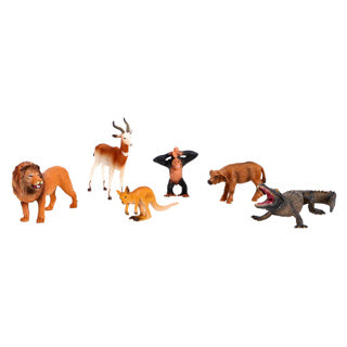 No Brand Wildtiere Set 6-teilig | 2 Stk