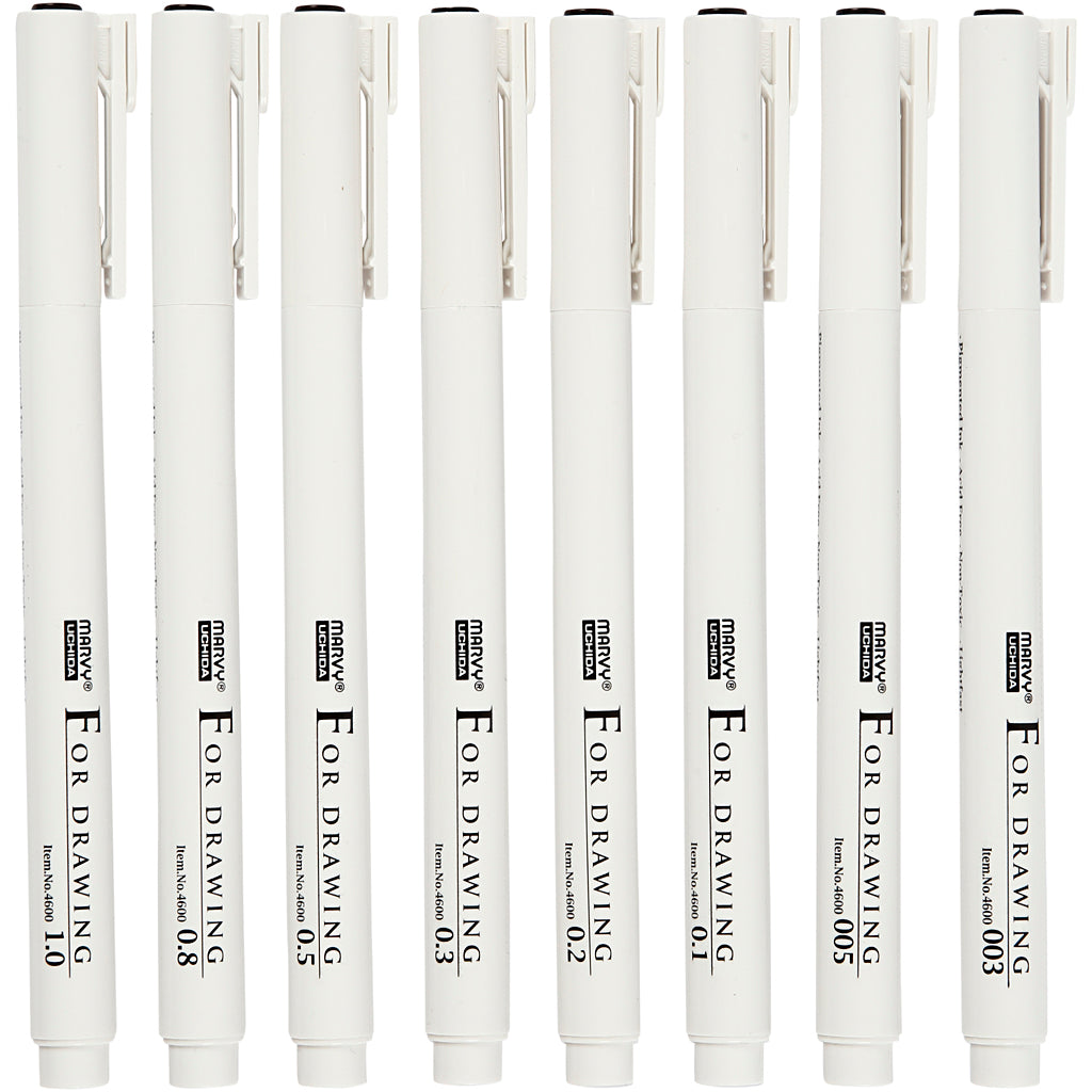 Https: www.cchobby.nl fineliners-line-thickness-0-03-0-05-0-1-0-2-0-3-0-5-0-8-1-0-mm-black-8-piece-1-box