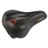 Velo Plüsch-Gel-Sattel Elasto City 254x200mm schwarz auf Karte