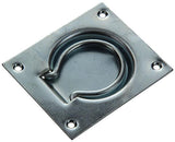 1010889 - luikring blauw verzinkt 75 x 90 mm | 10 stuks