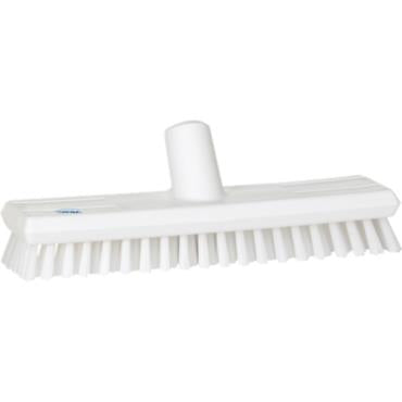 Vikan Bodenschrubber hart mit Wasserdurchgang 65x275 weiß
