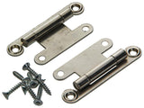 Mack 1013900 - 2 semi verborgen kastscharn. vernikkeld h 66 x b 30 mm | 5 stuks