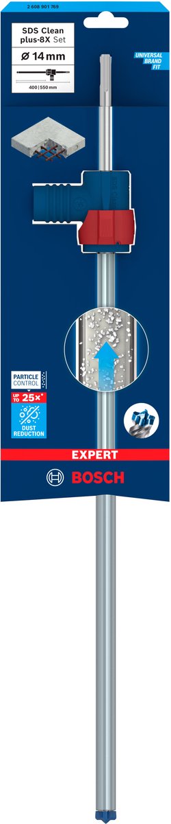 Bosch Expert SDS Clean Plus-8x Hammerbohrer-Set 14 x 400 x 550