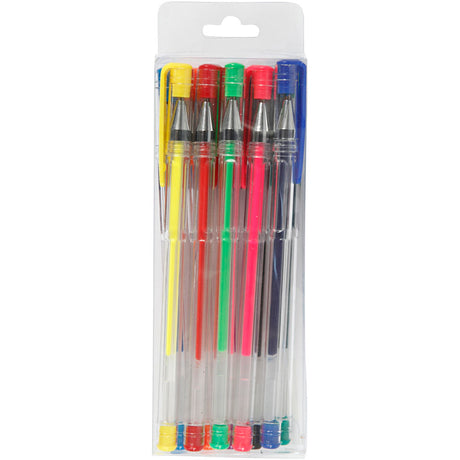 Creativ Company Gelstift, Strichstärke 0,8 mm, verschiedene Farben, 10 div. 1 Box