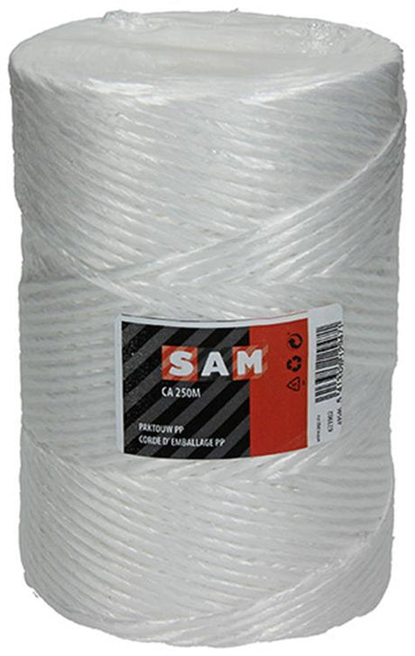 Mack 1014945 - paktouw pp wit 3mm ca 250m | 5 stuks