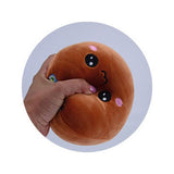 Johntoy xl squeeze drol knuffel - 15cm