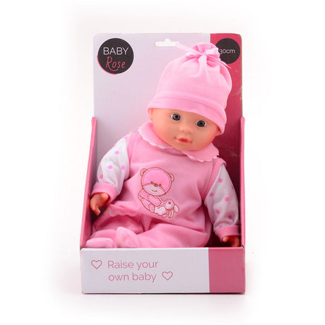 Baby-Rose-Puppe 30 cm. 2 sortiert