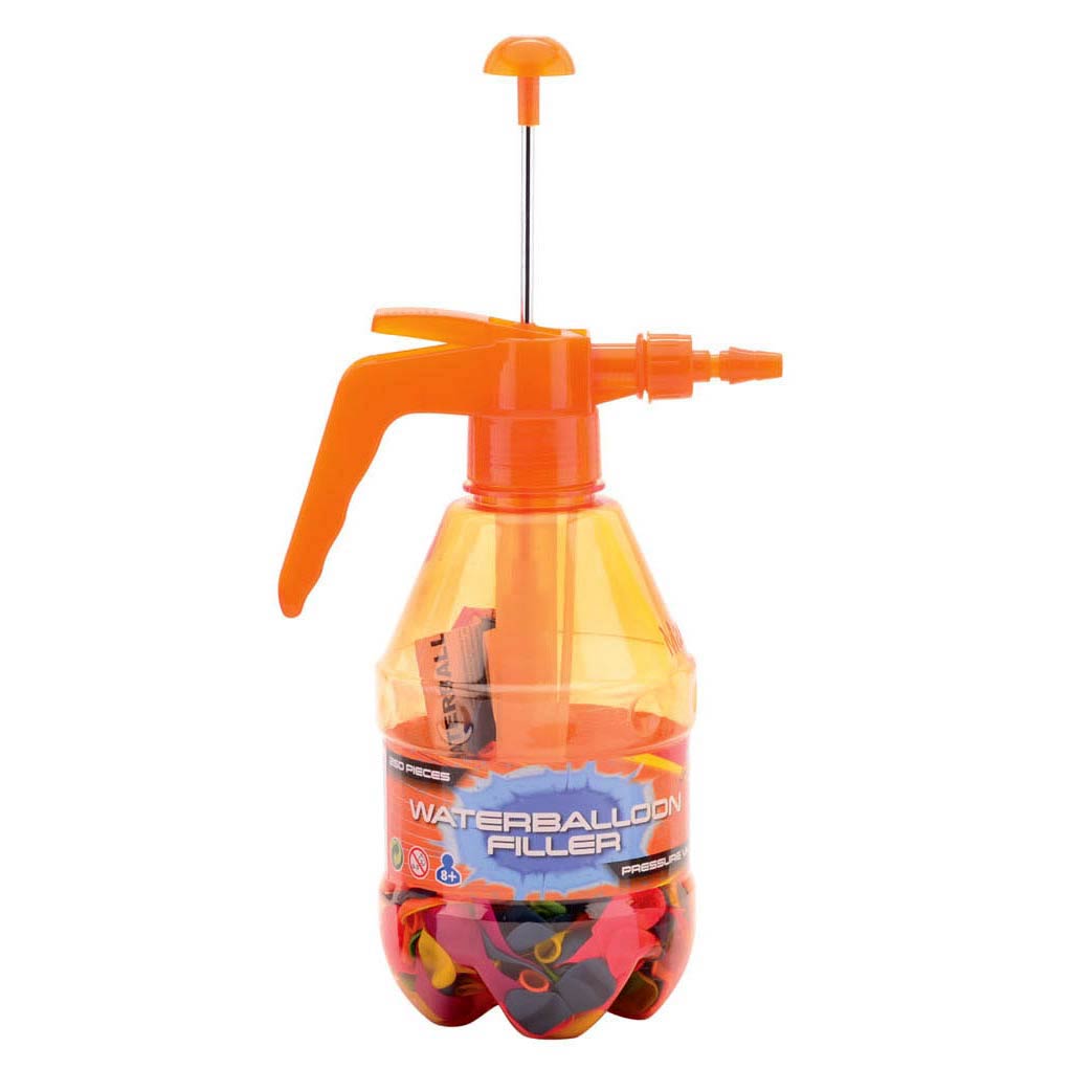 Johntoy Aqua-Wasserballonfüller mit 250 Neon-Wasserbomben