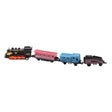 Johntoy-Druckgusslokomotive mit drei Waggons. 3+