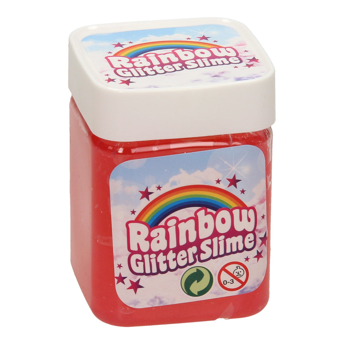 Johntoy Regenbogen-Glitzer-Schleim