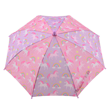 Johntoy Regenschirm Einhorn Regenbogen