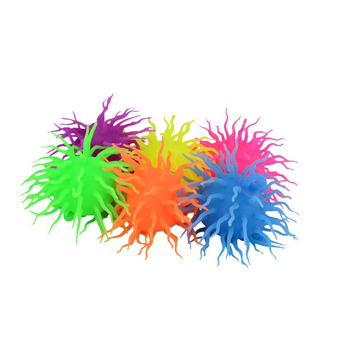 Johntoy Spike Fluffy Ball mit Licht, Ø 12 cm