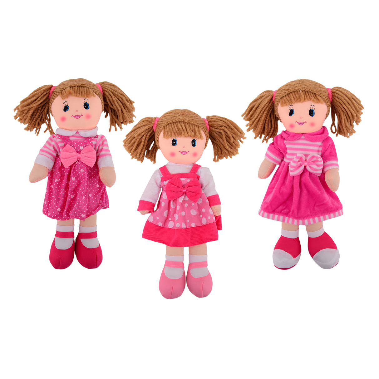 Johntoy Baby Rose weiche Puppe, 40 cm.