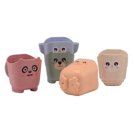Johntoy Happy World Bio Stapeleimer und Badebecher