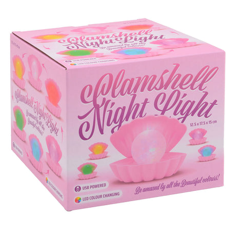 Johntoy Pearl Nachtlampe rosa mit USB-Anschluss
