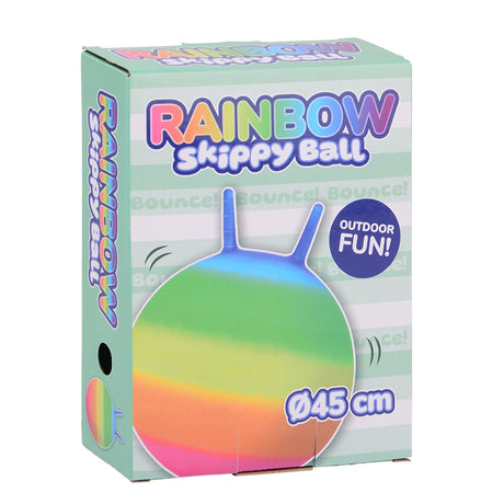 Johntoy Outdoor-Spaß-Regenbogen-Skippy-Ball 45 cm. 3