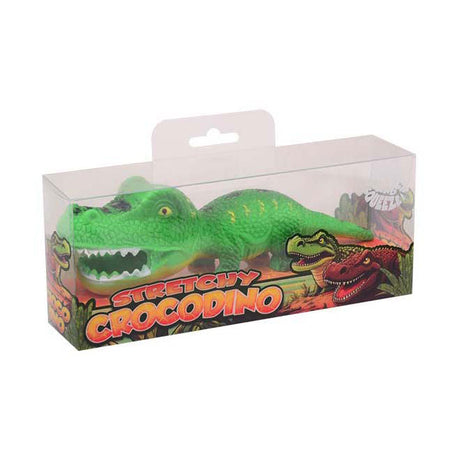 Johntoy Stretch-Krokodil 20 cm Dino in transparenter Box