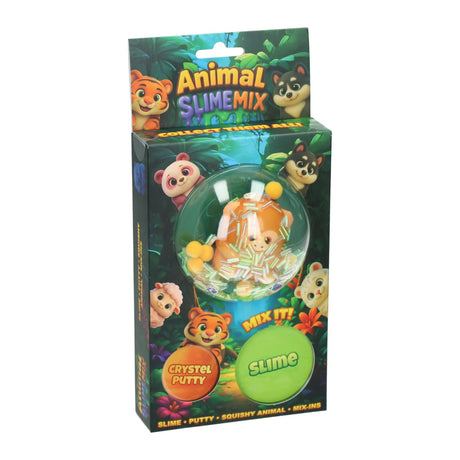 Johntoy Jungle Multipack – Knete, Schleimpresse, 6-fach sortiert