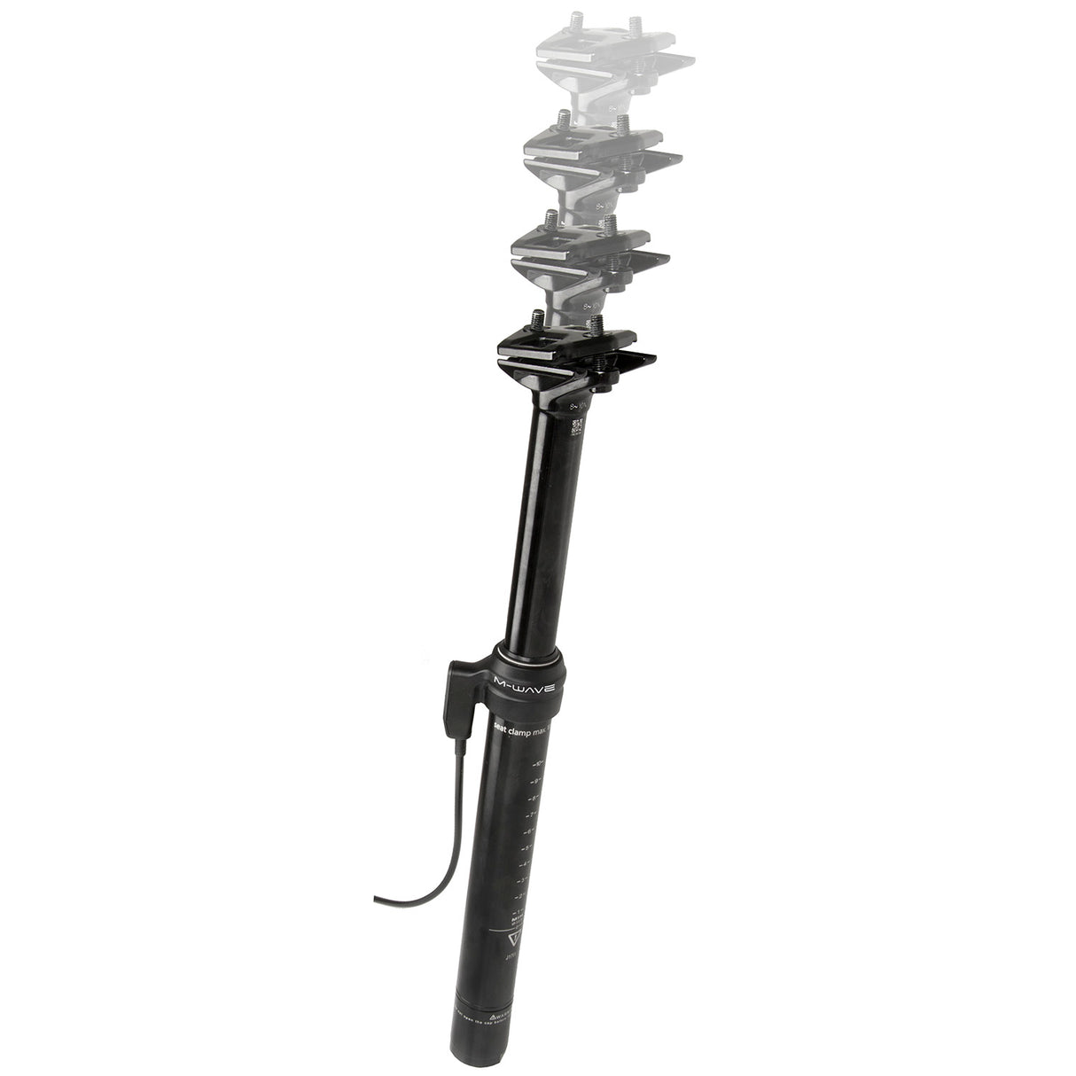 M-Wave Levitate C Dropper-Sattelstütze 31,6, verstellbar von 0–125 mm