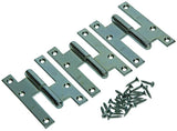 Yale 1019129 - 3 stalen paumellen bichromaat r 110x70mm | 2 stuks