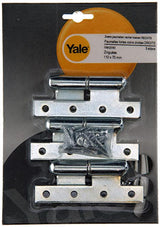 Yale 1019143 - 3 zware paumell.verz.rechte hoek rechts 110x70mm | 2 stuks