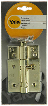 Yale 1019229 - 1 boksgrendel vermessingd 70mm | 5 stuks