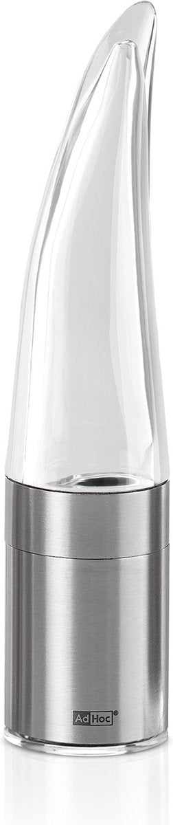 Ad hoc adhoc chilimolen pepe - kruidenmolen voor gedroogde pepers - rvs - 20.5 cm