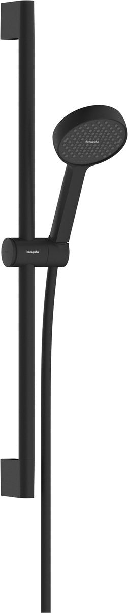 Hansgrohe activatera s - Duschset - Ecosmart Wassersparen - 95mm - 1 Strahlfunktion - 60 cm - Mattschwarz