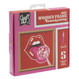 Mini houten frame diamond painting 15x15x2 cm | 2 stuks