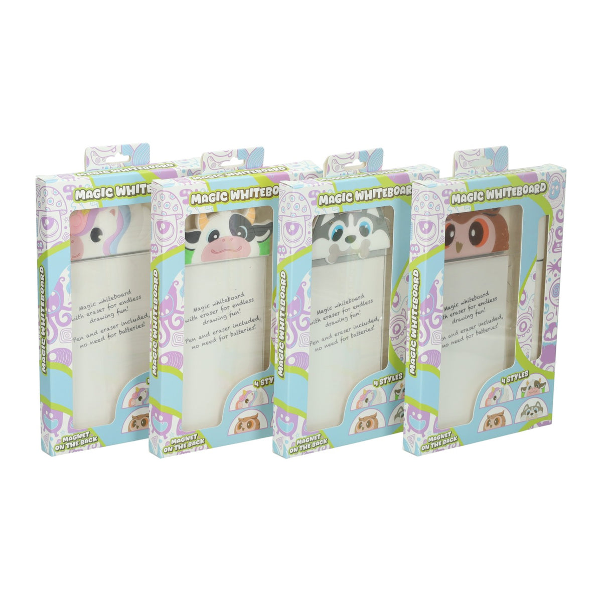 Johntoy magisch dieren whiteboard met pen
