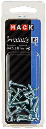 Mack 1017486 - zelftappende schroef bvk verz.18 st 4,2 x 19 mm | 10 stuks