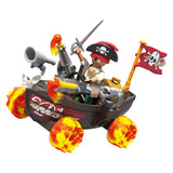 Playmobil | lustige Sterne | rasendes Piratenboot | Spielzeug ab 4 Jahren | Geschenk für Kinder | Spielzeugauto | mit Rückzugmotor-Schussfunktion | 71717