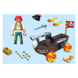 Playmobil | lustige Sterne | rasendes Piratenboot | Spielzeug ab 4 Jahren | Geschenk für Kinder | Spielzeugauto | mit Rückzugmotor-Schussfunktion | 71717