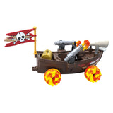 Playmobil | lustige Sterne | rasendes Piratenboot | Spielzeug ab 4 Jahren | Geschenk für Kinder | Spielzeugauto | mit Rückzugmotor-Schussfunktion | 71717