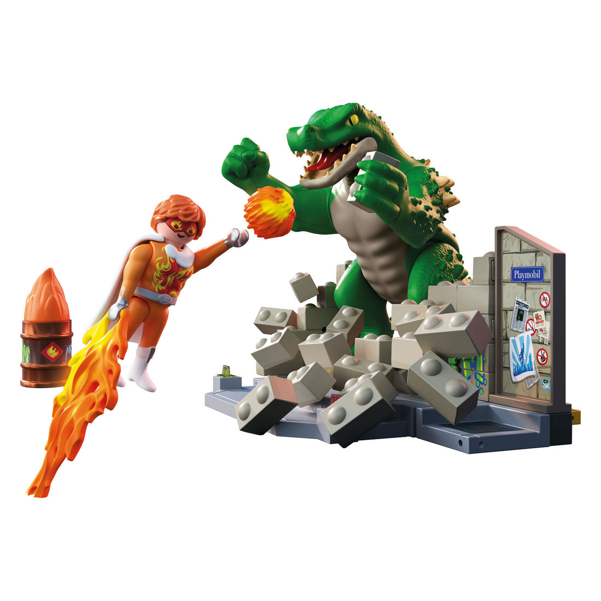 Playmobil-Heldenkampf gegen die Riesenechse – 71831